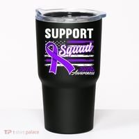 Cancer Awareness I Support Squad I Hodgkin Lymphoma Tumbler thumb 0