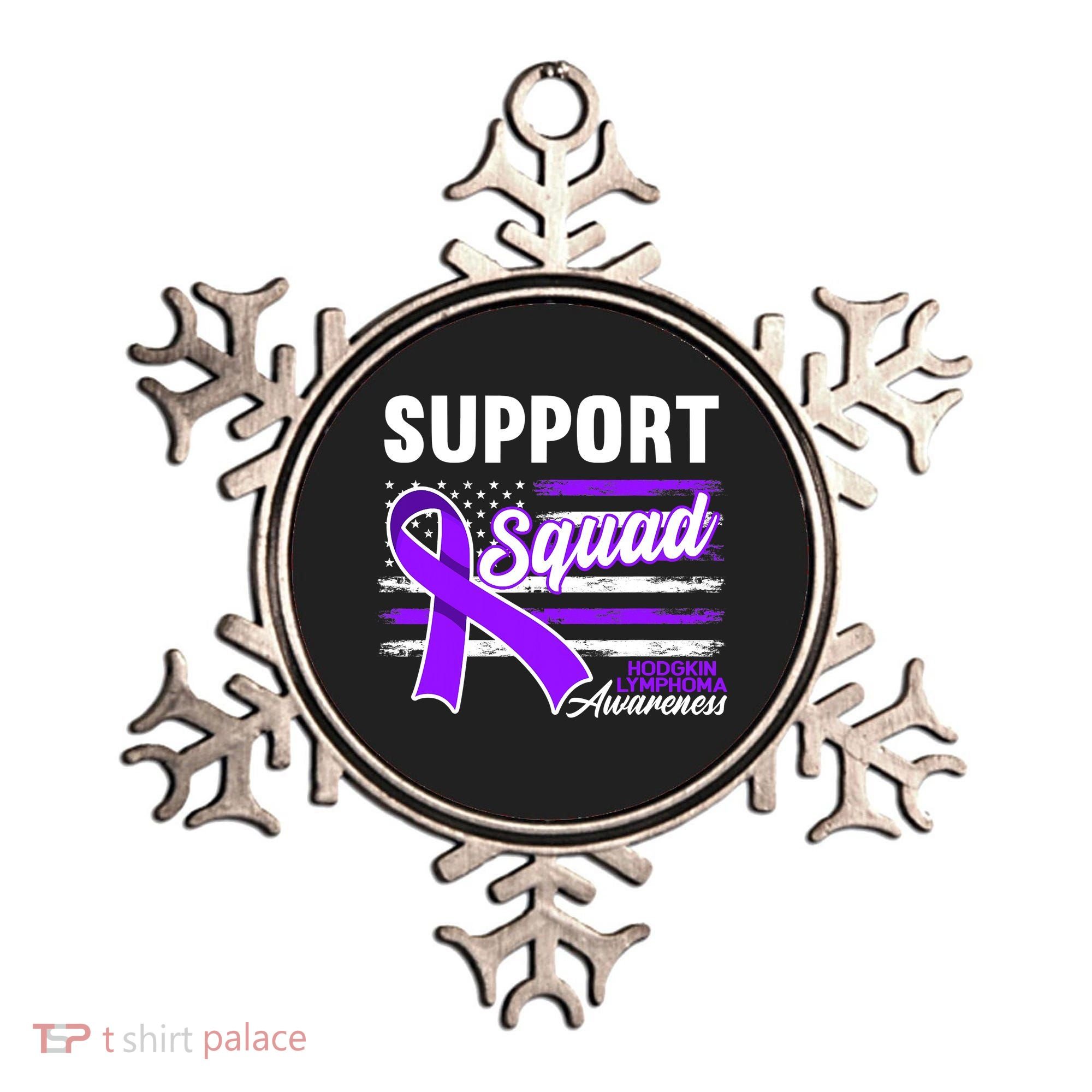 Cancer Awareness I Support Squad I Hodgkin Lymphoma Ornament