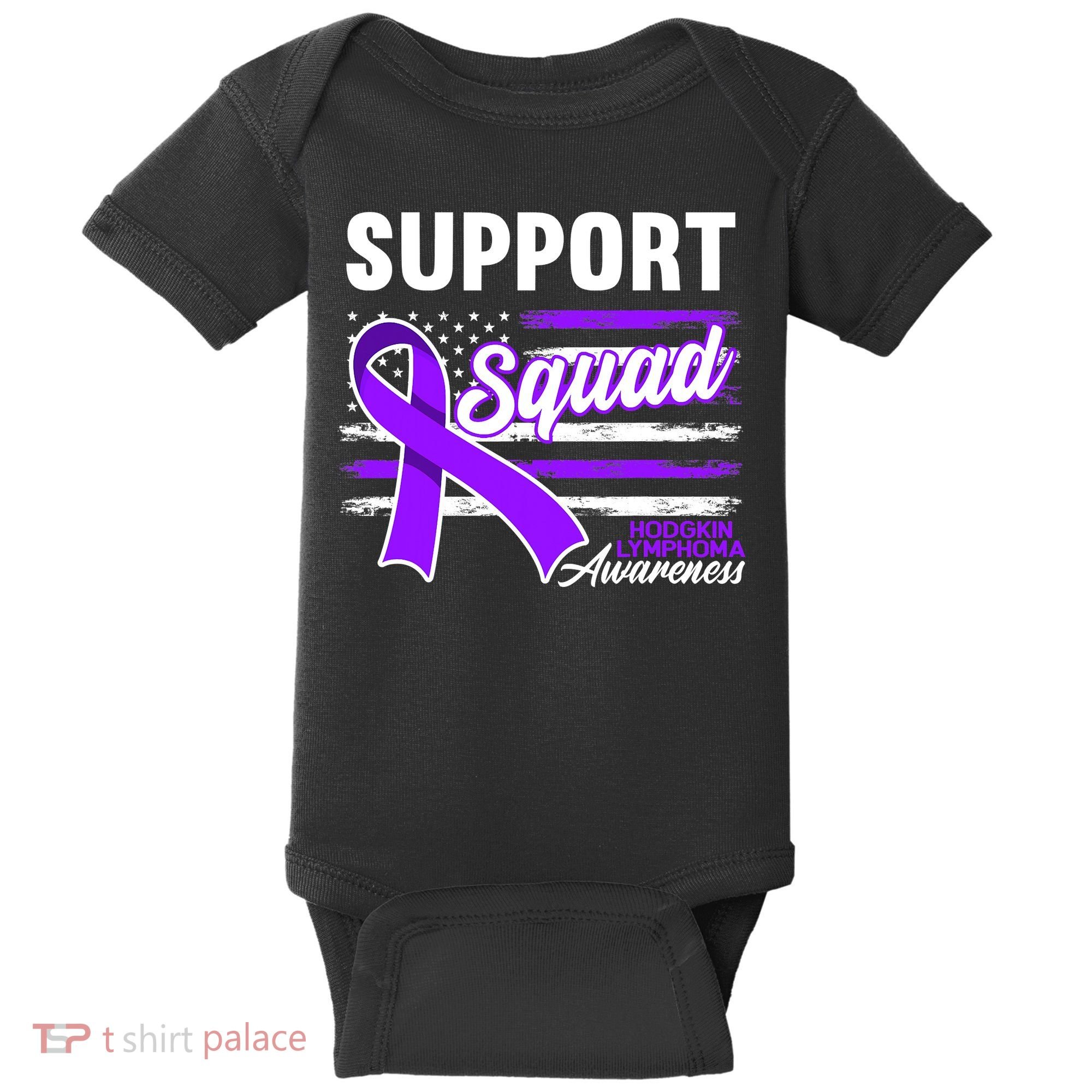 Cancer Awareness I Support Squad I Hodgkin Lymphoma Baby Bodysuit