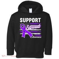 Cancer Awareness I Support Squad I Hodgkin Lymphoma Toddler Hoodie thumb 0