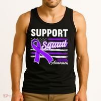 Cancer Awareness I Support Squad I Hodgkin Lymphoma Tank Top thumb 3