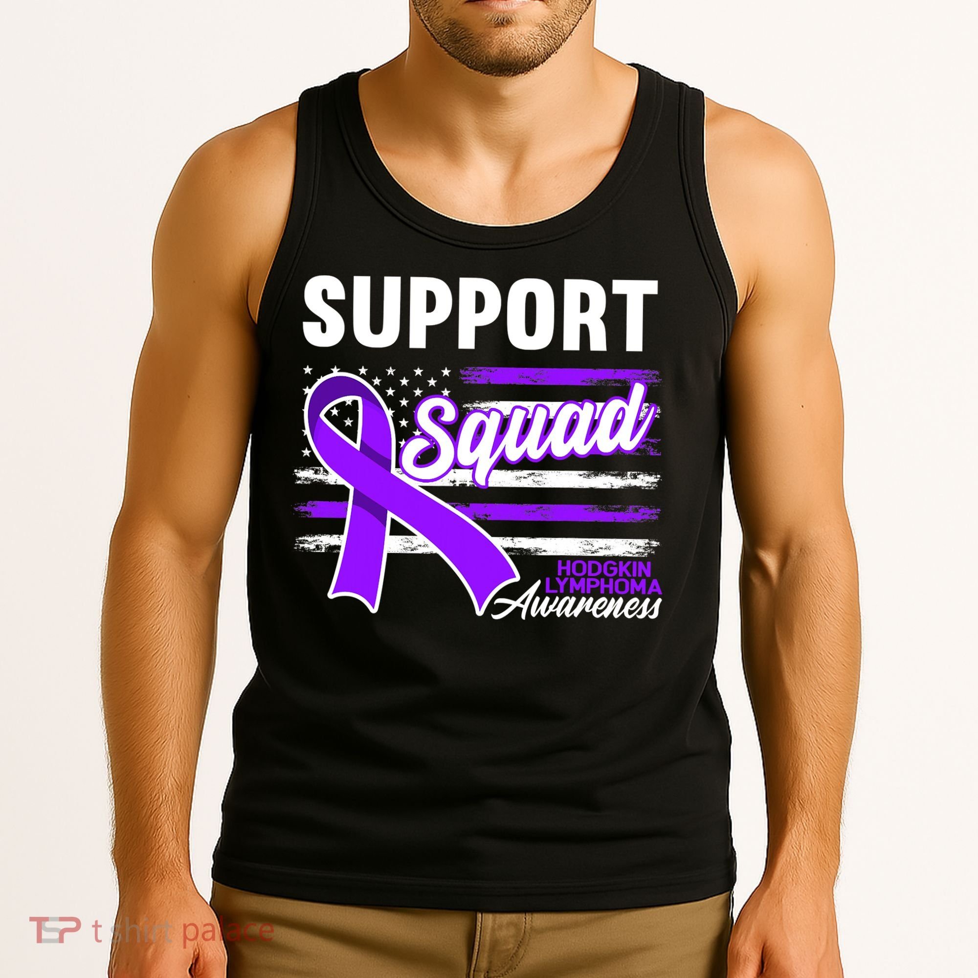 Cancer Awareness I Support Squad I Hodgkin Lymphoma Tank Top