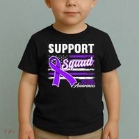 Cancer Awareness I Support Squad I Hodgkin Lymphoma Toddler T-Shirt thumb 2