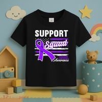 Cancer Awareness I Support Squad I Hodgkin Lymphoma Toddler T-Shirt thumb 3