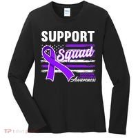 Cancer Awareness I Support Squad I Hodgkin Lymphoma Women's Long Sleeve Shirt thumb 0