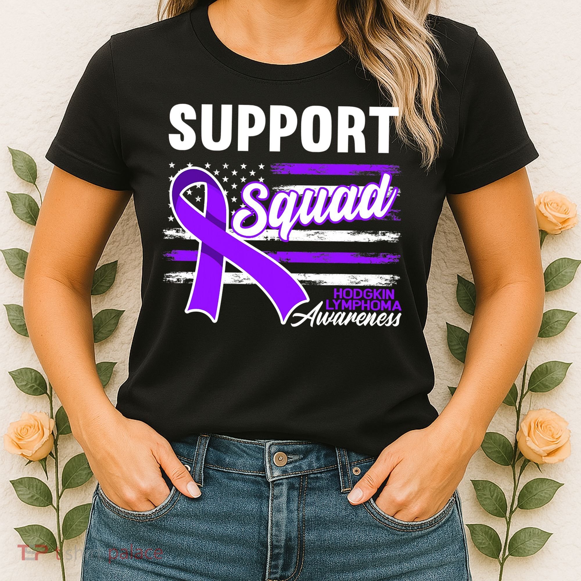 Cancer Awareness I Support Squad I Hodgkin Lymphoma Women's T-Shirt