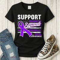 Cancer Awareness I Support Squad I Hodgkin Lymphoma Women's T-Shirt thumb 3
