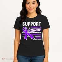 Cancer Awareness I Support Squad I Hodgkin Lymphoma Women's T-Shirt thumb 4
