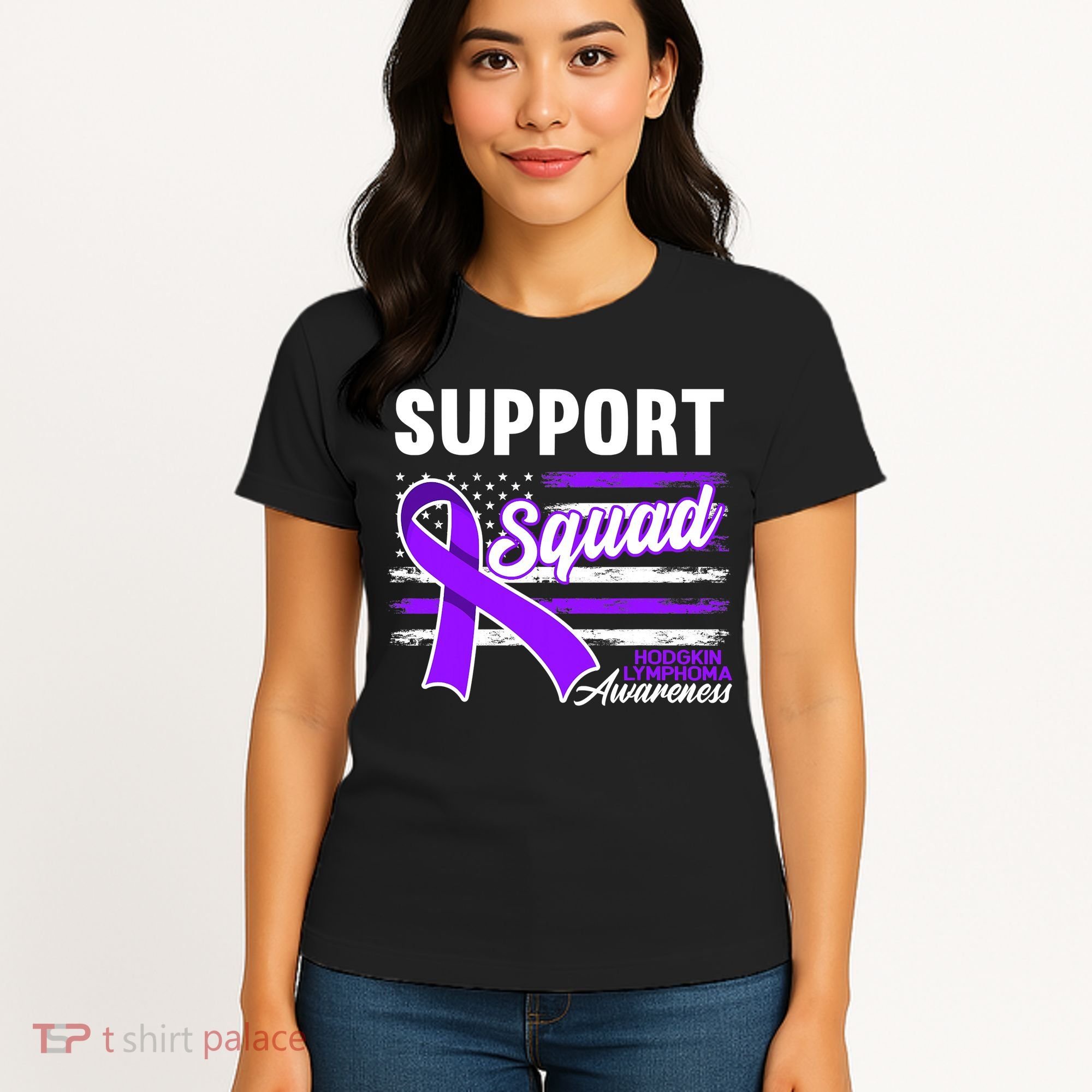 Cancer Awareness I Support Squad I Hodgkin Lymphoma Women's T-Shirt