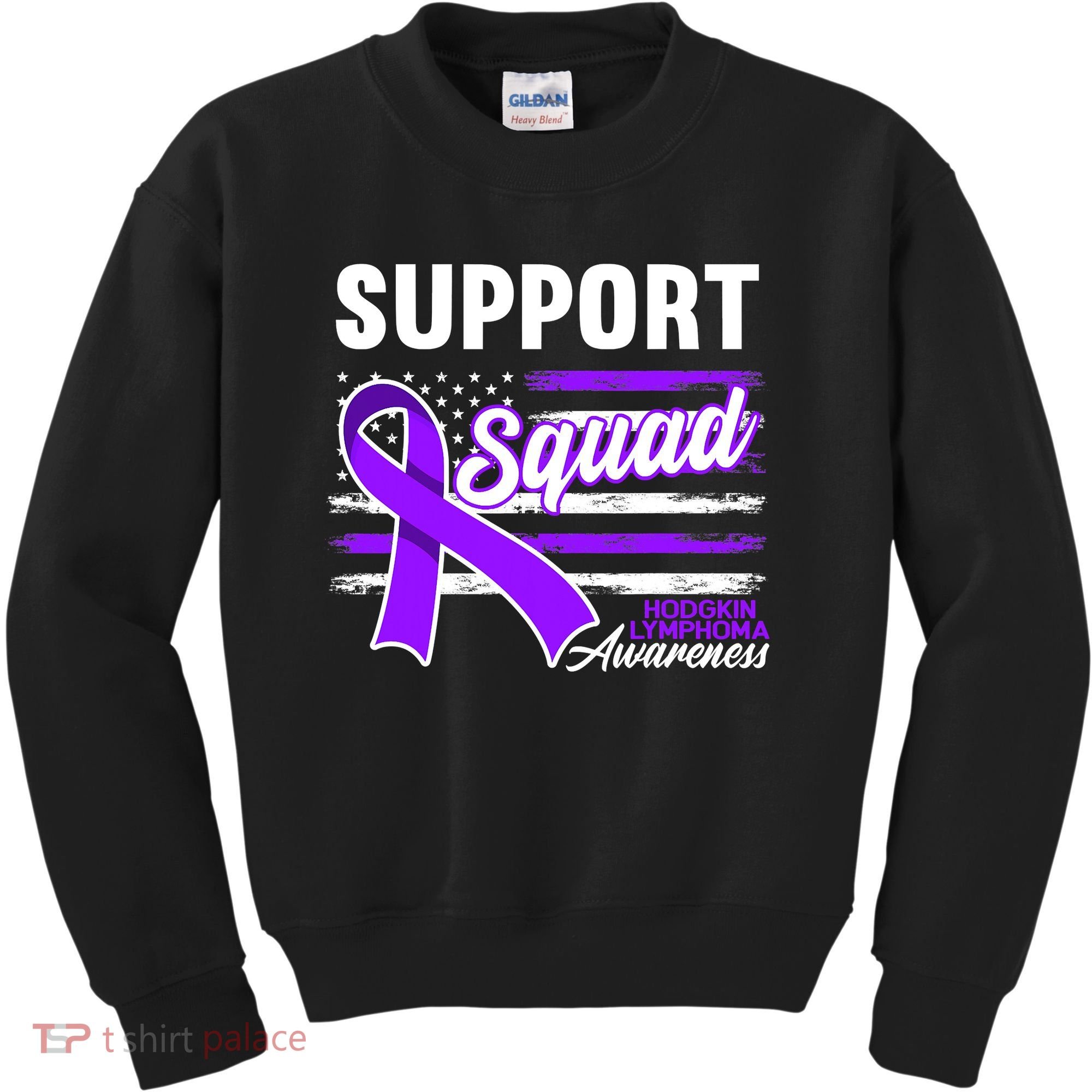 Cancer Awareness I Support Squad I Hodgkin Lymphoma Kids Sweatshirt