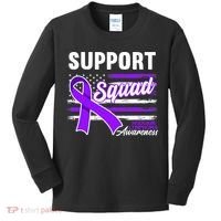 Cancer Awareness I Support Squad I Hodgkin Lymphoma Kids Long Sleeve Shirt thumb 0