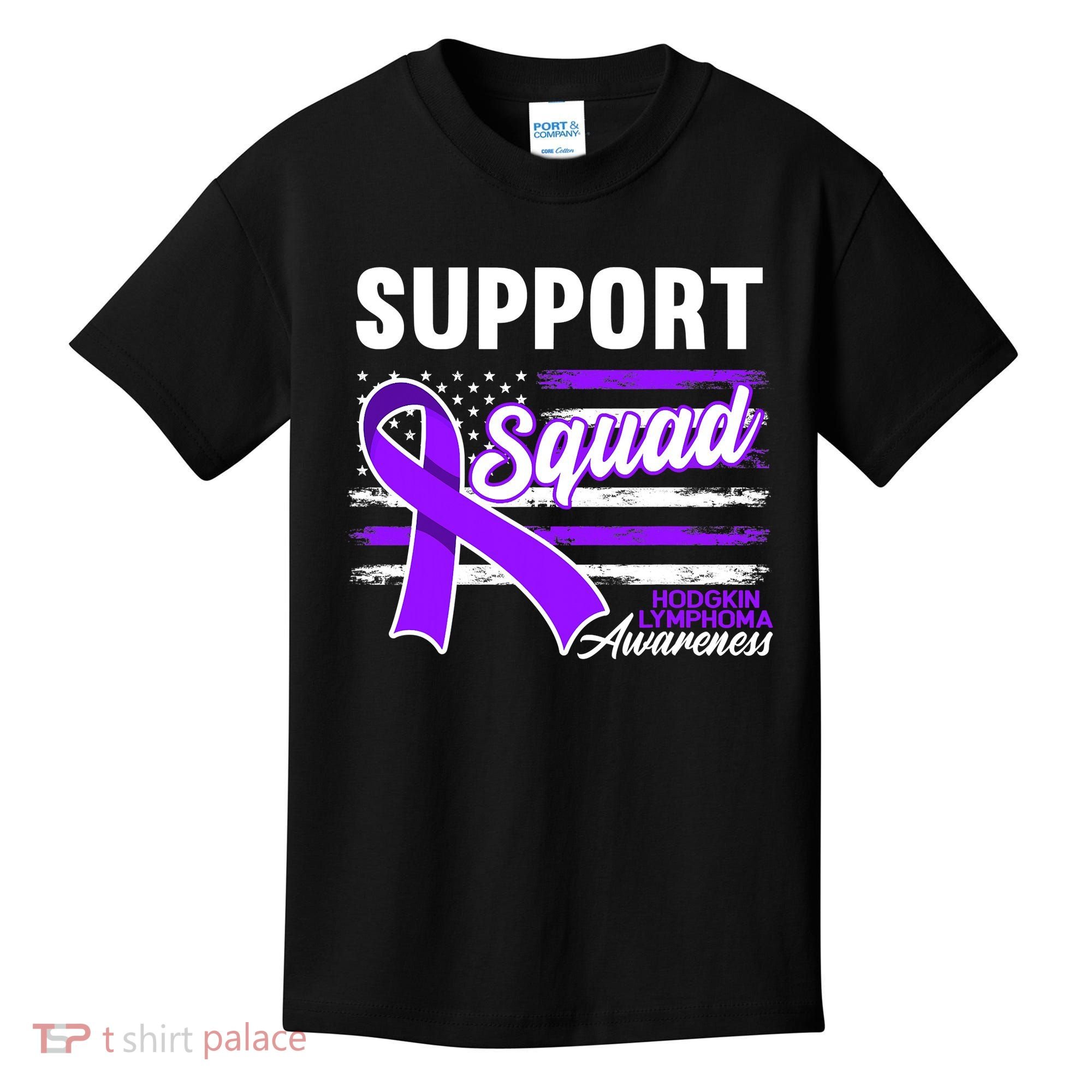 Cancer Awareness I Support Squad I Hodgkin Lymphoma Kids T-Shirt