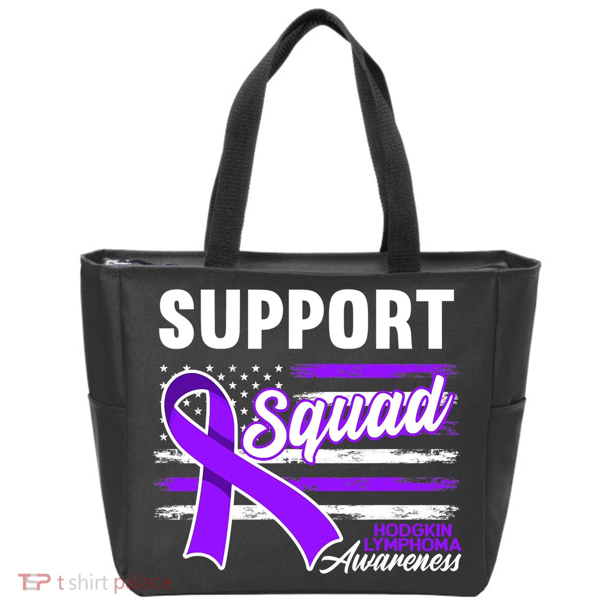 Cancer Awareness I Support Squad I Hodgkin Lymphoma Tote Bag