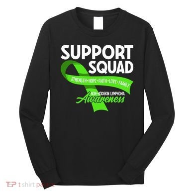Cancer Awareness I Support Squad NonHodgkin Lymphoma Long Sleeve Shirt