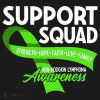 Cancer Awareness I Support Squad NonHodgkin Lymphoma T-Shirt thumb 7