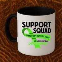 Cancer Awareness I Support Squad NonHodgkin Lymphoma Coffee Mug thumb 2