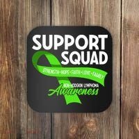 Cancer Awareness I Support Squad NonHodgkin Lymphoma Coaster thumb 0