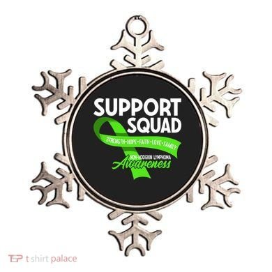 Cancer Awareness I Support Squad NonHodgkin Lymphoma Ornament