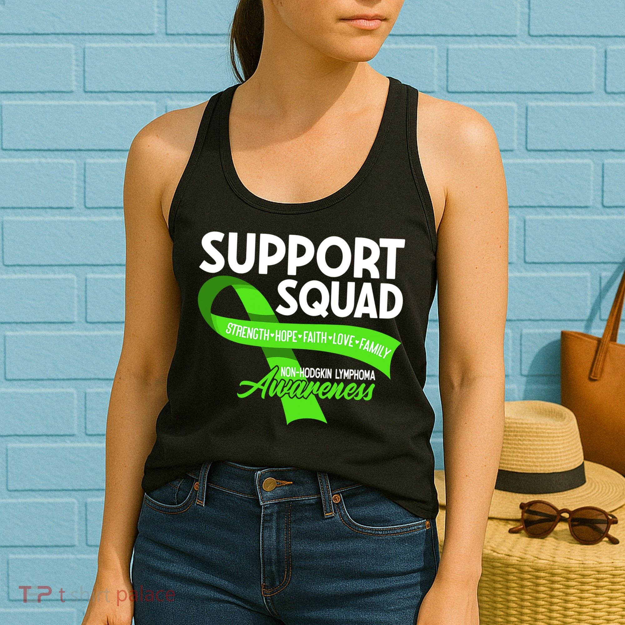 Cancer Awareness I Support Squad NonHodgkin Lymphoma Women's Tank Top