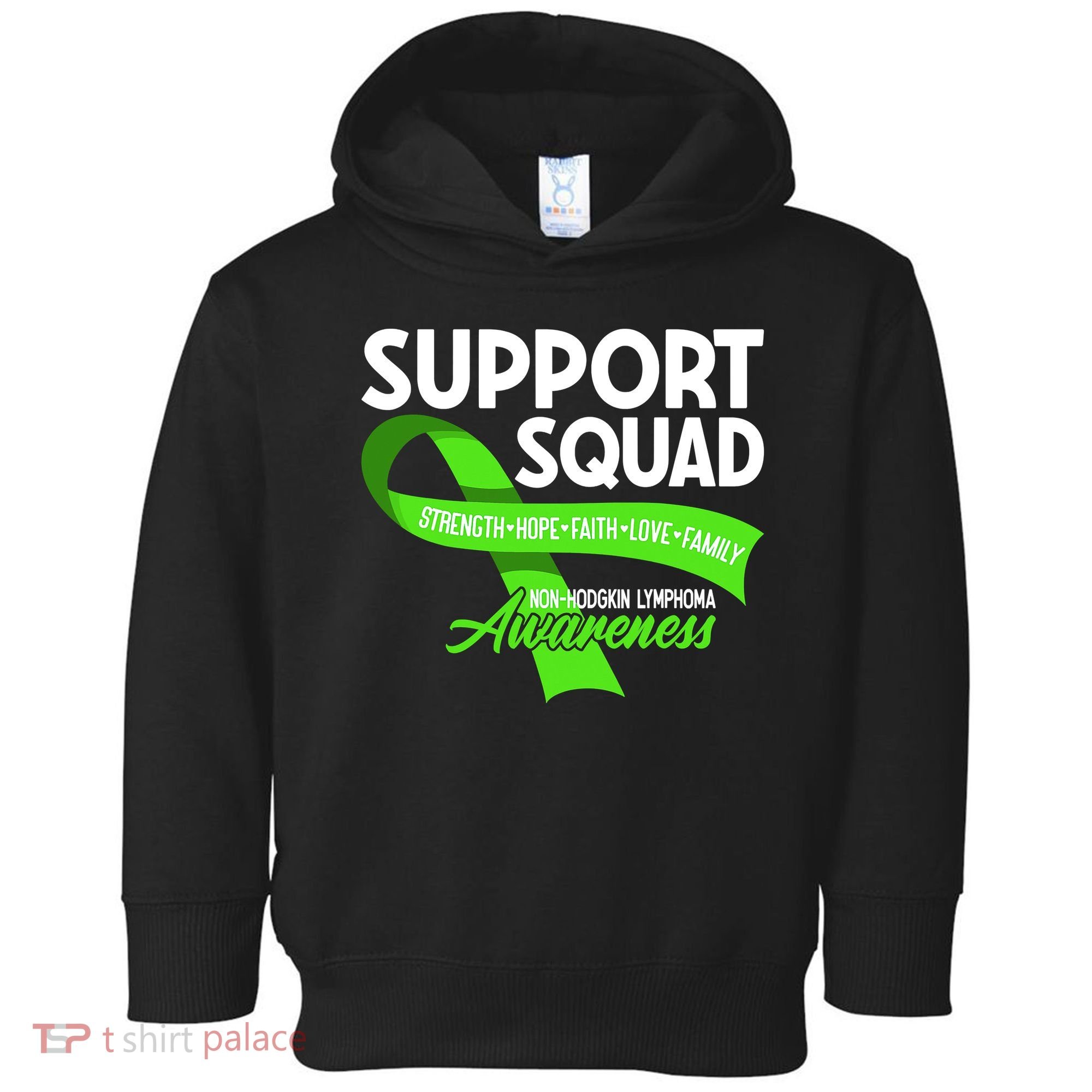 Cancer Awareness I Support Squad NonHodgkin Lymphoma Toddler Hoodie
