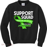 Cancer Awareness I Support Squad NonHodgkin Lymphoma Kids Sweatshirt thumb 0