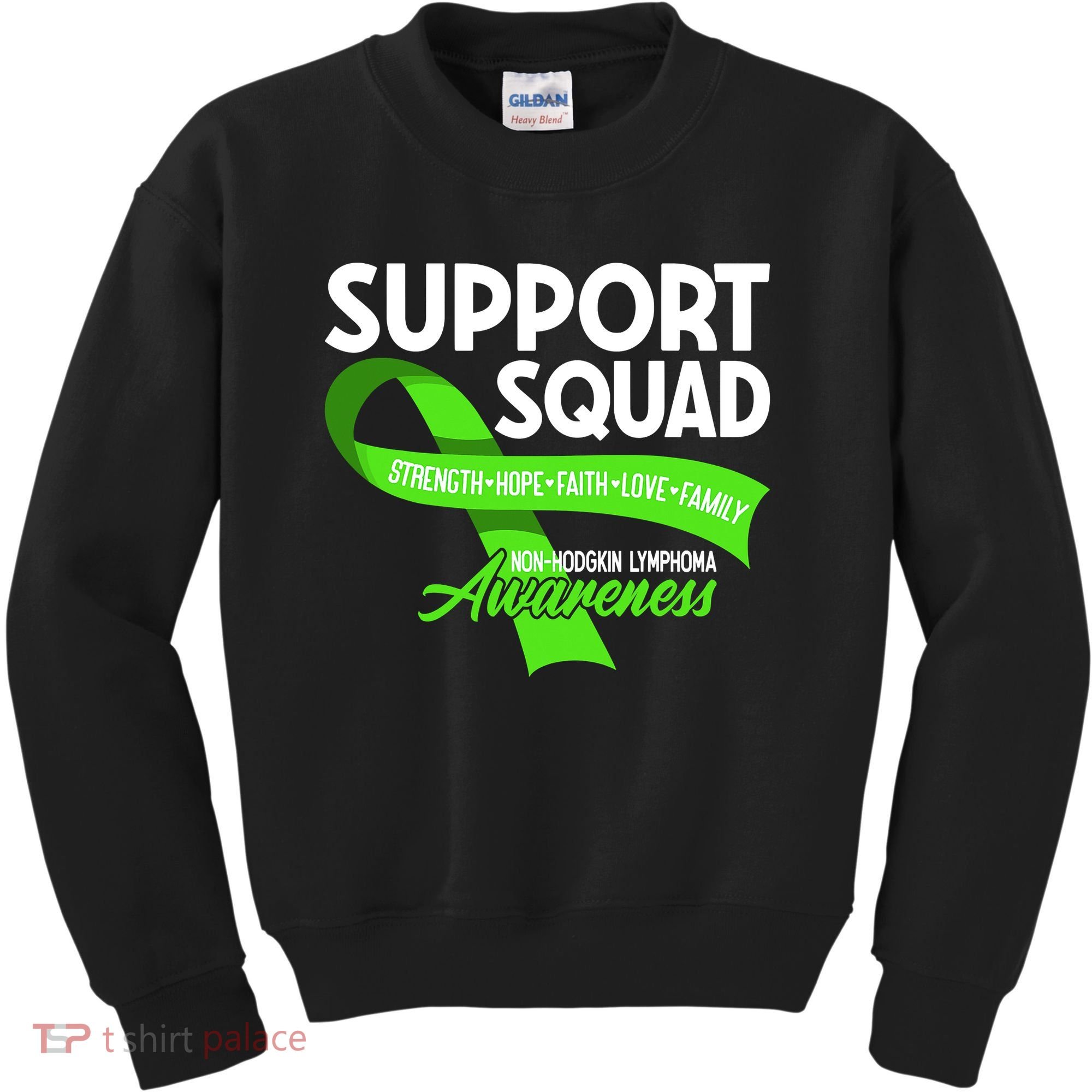 Cancer Awareness I Support Squad NonHodgkin Lymphoma Kids Sweatshirt