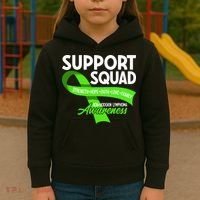 Cancer Awareness I Support Squad NonHodgkin Lymphoma Kids Hoodie thumb 3