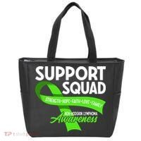 Cancer Awareness I Support Squad NonHodgkin Lymphoma Tote Bag thumb 0