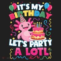 Cute Axolotl Its My Birthday Lets Party  Women's Sweatshirt thumb 2