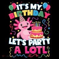 Cute Axolotl Its My Birthday Lets Party  Coffee Mug thumb 5
