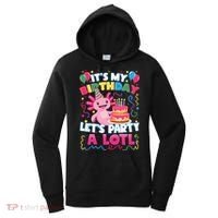 Cute Axolotl Its My Birthday Lets Party  Women's Hoodie thumb 0