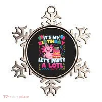 Cute Axolotl Its My Birthday Lets Party  Ornament thumb 0