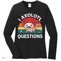 Cute Axolotlshirt I Axolotl Question Women's Long Sleeve Shirt thumb 0