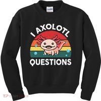 Cute Axolotlshirt I Axolotl Question Kids Sweatshirt thumb 0