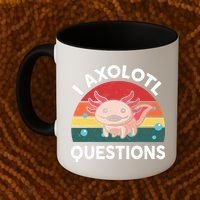 Cute Axolotl- I Axolotl Question   Funny Coffee Mug thumb 2
