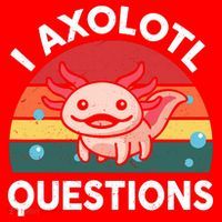 Cute Axolotl- I Axolotl Question   Funny Santa Hat thumb 1