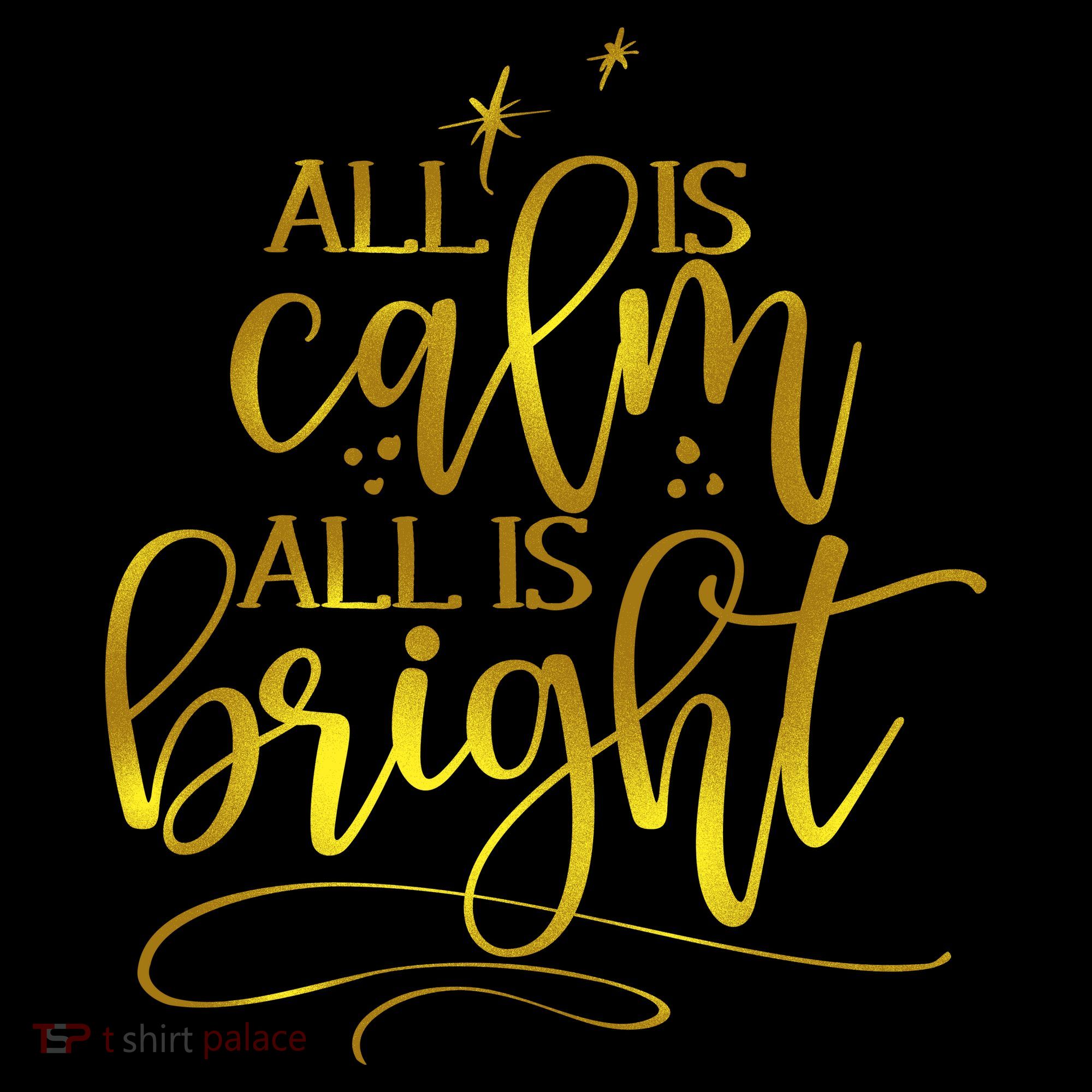 Christmas All Is Calm All Is Bright Coffee Mug