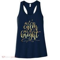 Christmas All Is Calm All Is Bright Women's Tank Top thumb 0