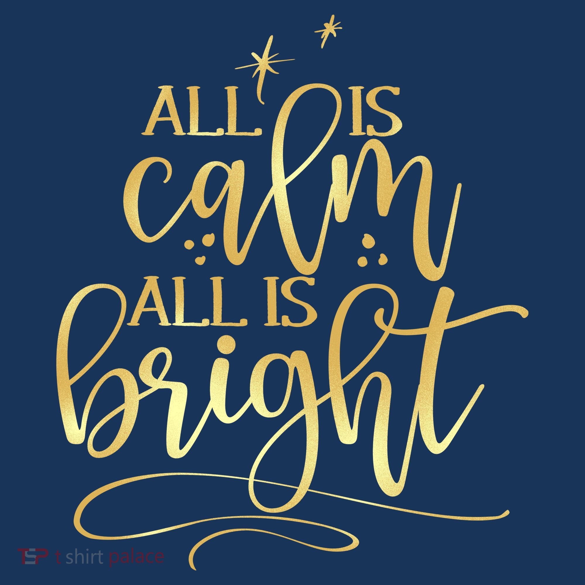 Christmas All Is Calm All Is Bright Women's Tank Top