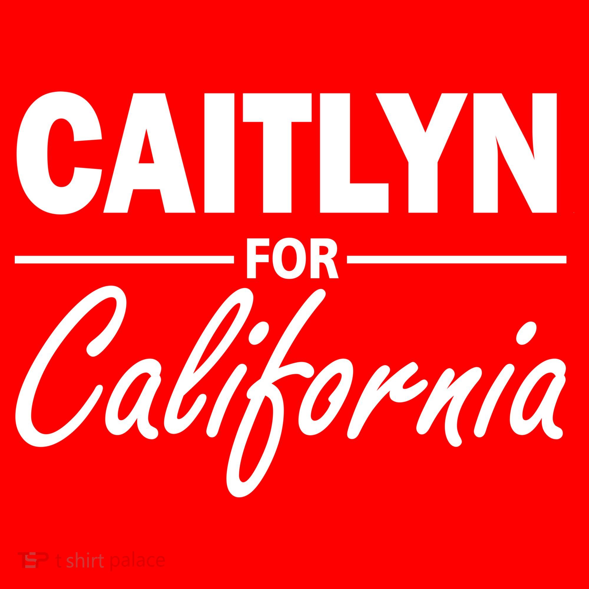 Caitlyn For California  Tank Top