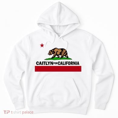Caitlyn For California Governor Jenner Cali Flag Hoodie
