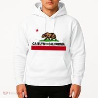 Caitlyn For California Governor Jenner Cali Flag Hoodie thumb 2