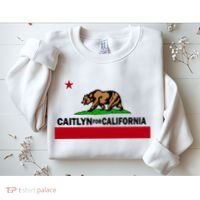 Caitlyn For California Governor Jenner Cali Flag Sweatshirt thumb 2