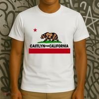 Caitlyn For California Governor Jenner Cali Flag T-Shirt thumb 3