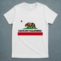 Caitlyn For California Governor Jenner Cali Flag T-Shirt thumb 5