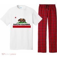 Caitlyn For California Governor Jenner Cali Flag Pajama Set thumb 0
