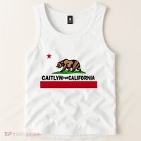 Caitlyn For California Governor Jenner Cali Flag Tank Top thumb 2