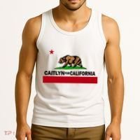 Caitlyn For California Governor Jenner Cali Flag Tank Top thumb 3