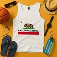 Caitlyn For California Governor Jenner Cali Flag Tank Top thumb 4