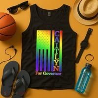 Caitlyn For California Jenner For Governor Tank Top thumb 4